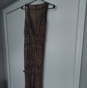 Overall/jumpsuit brown and black